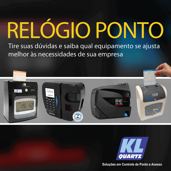 Informações importantes sobre Relógio de Ponto
