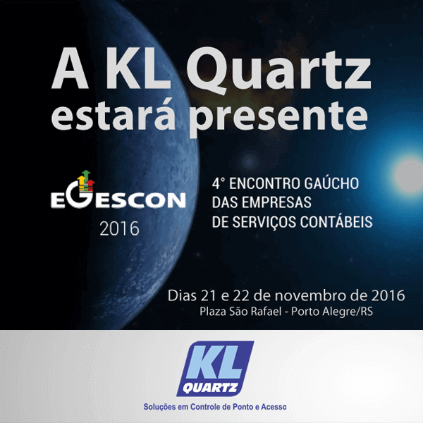 A KL Quartz estará presente no 4º EGESCON