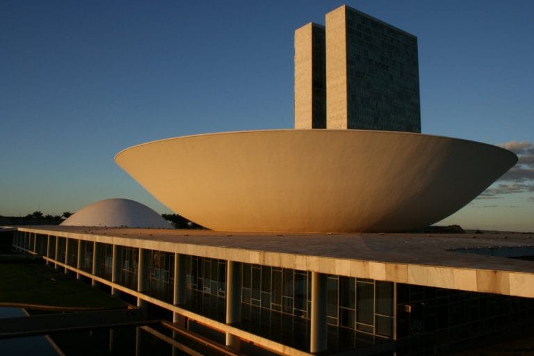 parte externa do congresso nacional em brasília