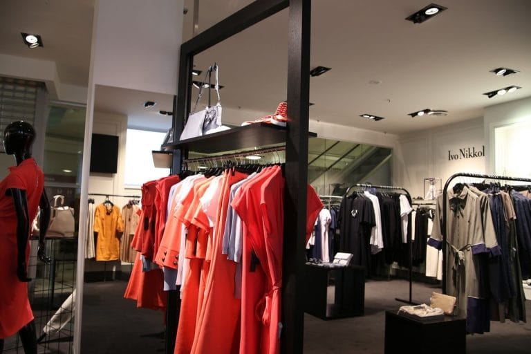 comércio de roupas